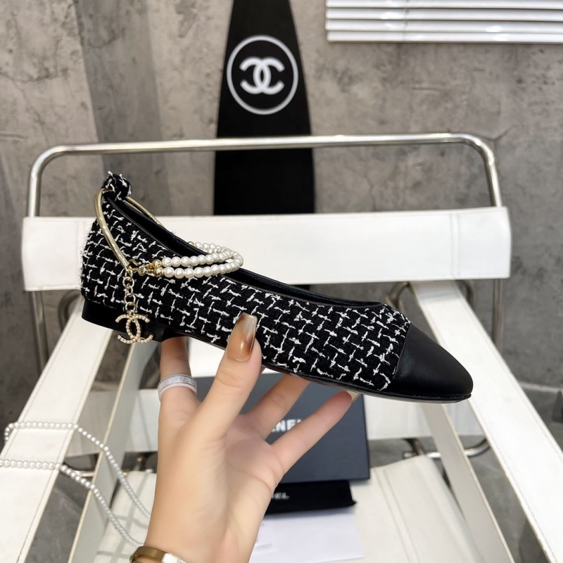 Ch*el flat shoes